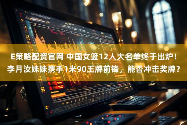 E策略配资官网 中国女篮12人大名单终于出炉！李月汝妹妹携手1米90王牌前锋，能否冲击奖牌？